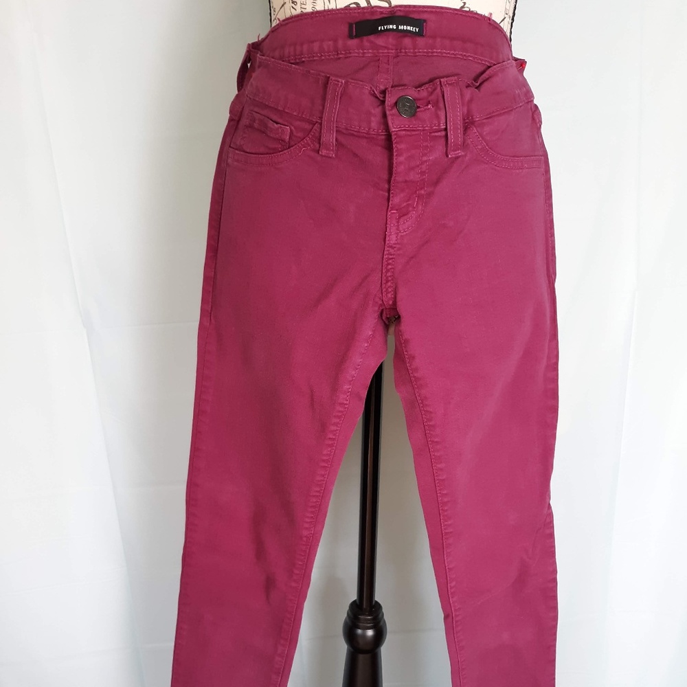 FLYING MONKEY PLUM SKINNY JEANS